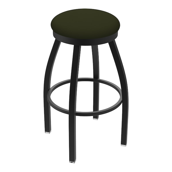 25" Swivel Counter Stool, Black Wrinkle, Canter Pine Seat